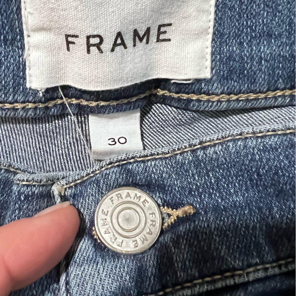 EUC Frame le high skinny jeans, size 30